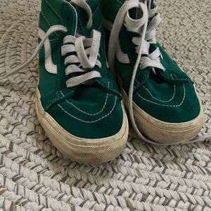 Vans Women’s Green High-Top Sneakers